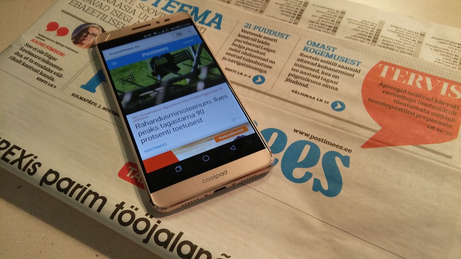 Postimehe mobiiliversioon