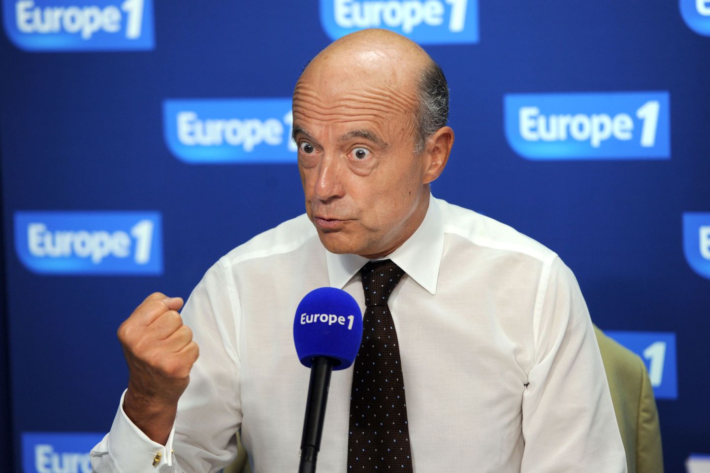 Prantsuse välisminister Alain Juppé täna raadiojaamas Europe 1.