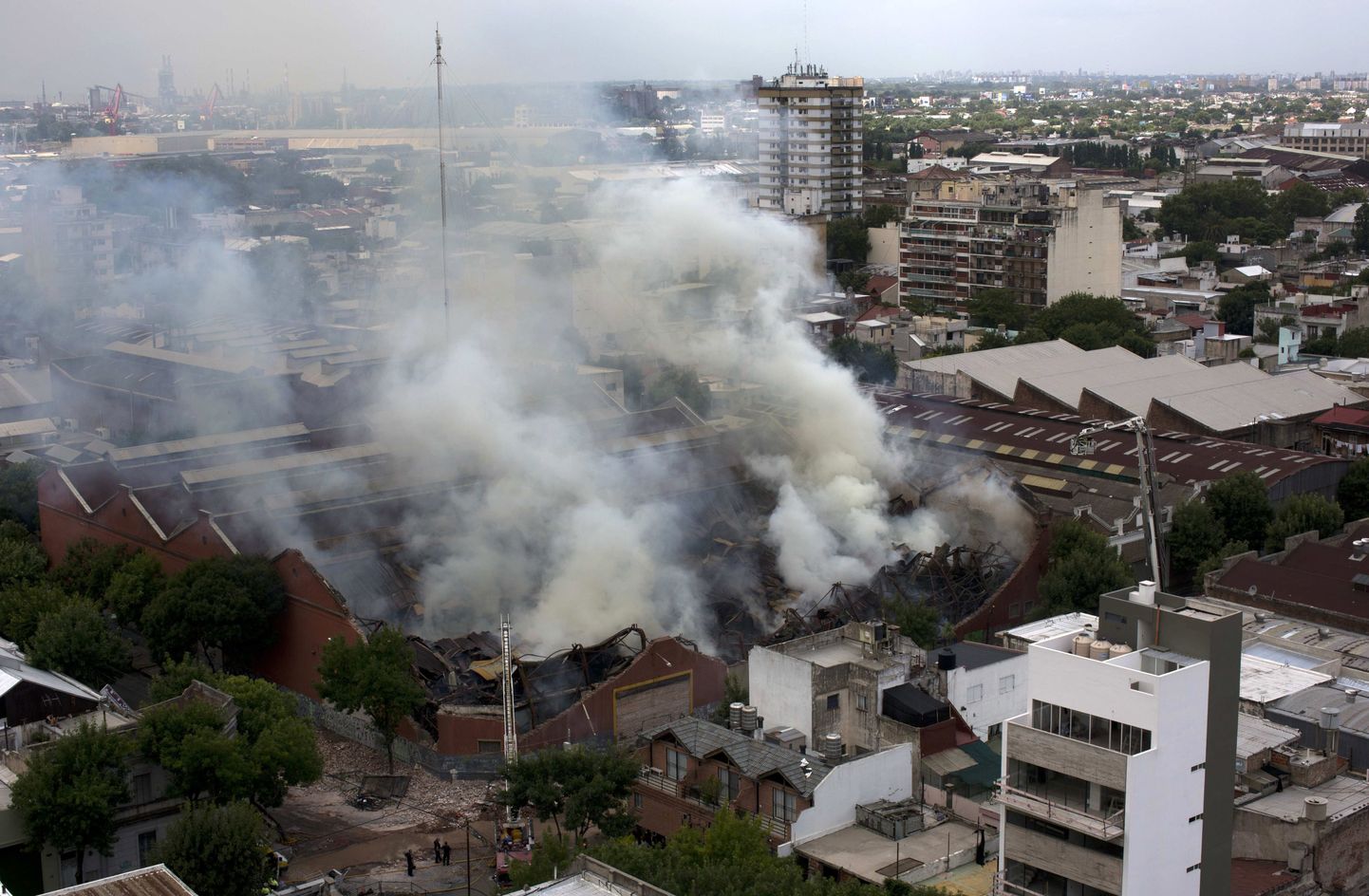 Argentina pangaarhiivi põleng.