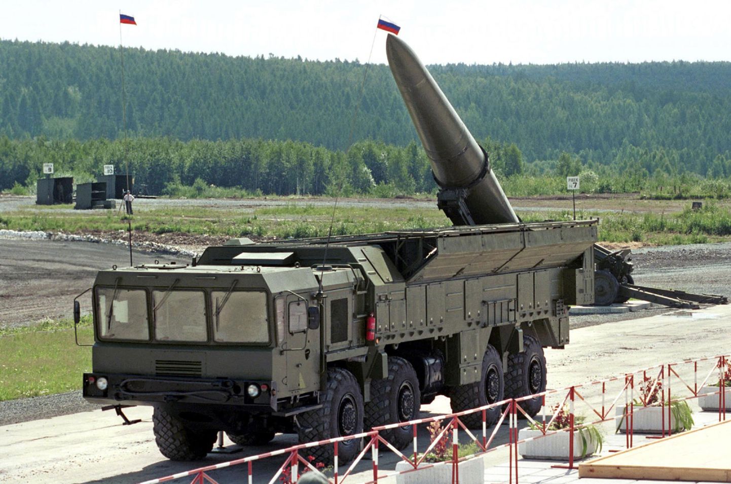 Vene raketikompleks Iskander sõjandusnäitusel.
