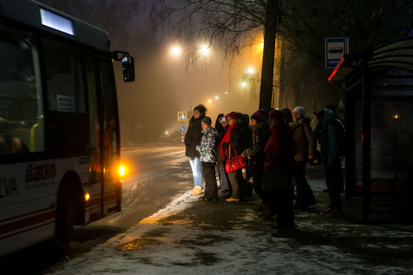 Viljandi bussiliiklus. Buss number 6.