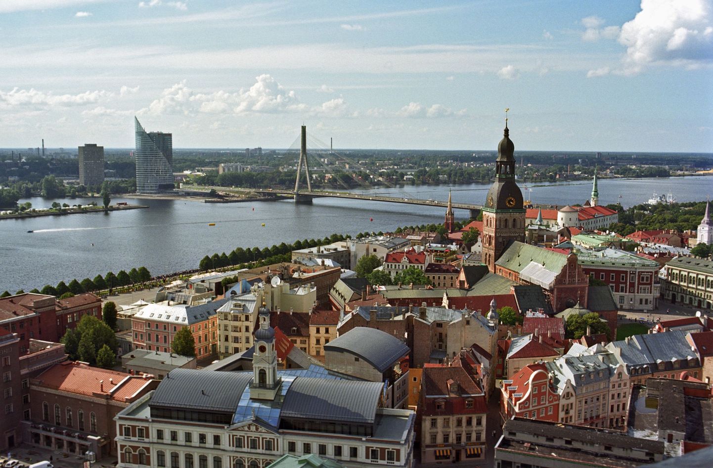 Vaade Läti pealinnale Riiale