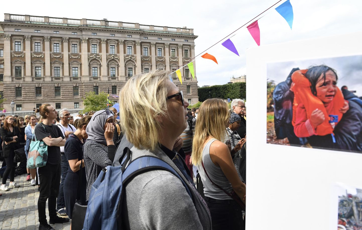 Möödunud suvel kogunesid STockholmi elanikud parlamendi ette, et protestida varjupaigataotlejate perede ühendamise korda karmistava seaduse vastu.
