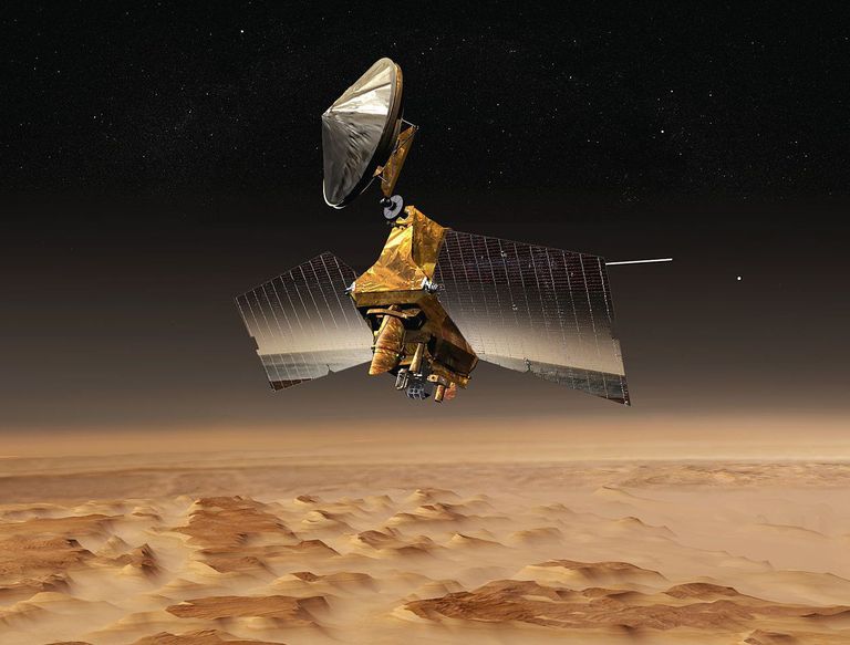 Mars Reconnaissance Orbiter (MRO) / wikipedia.org