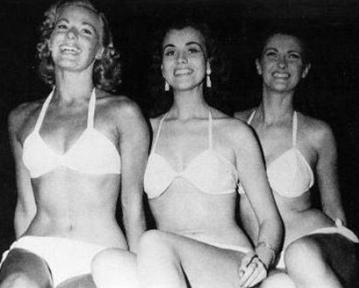 Miss World 1951 esikolmik: Laura Ellison-Davies, Kiki Hakansson (võitja) ja Doreen Dawne