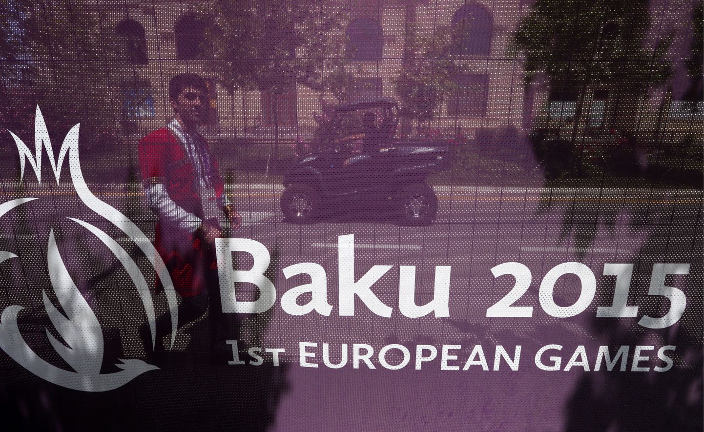 На одной из улиц Баку.