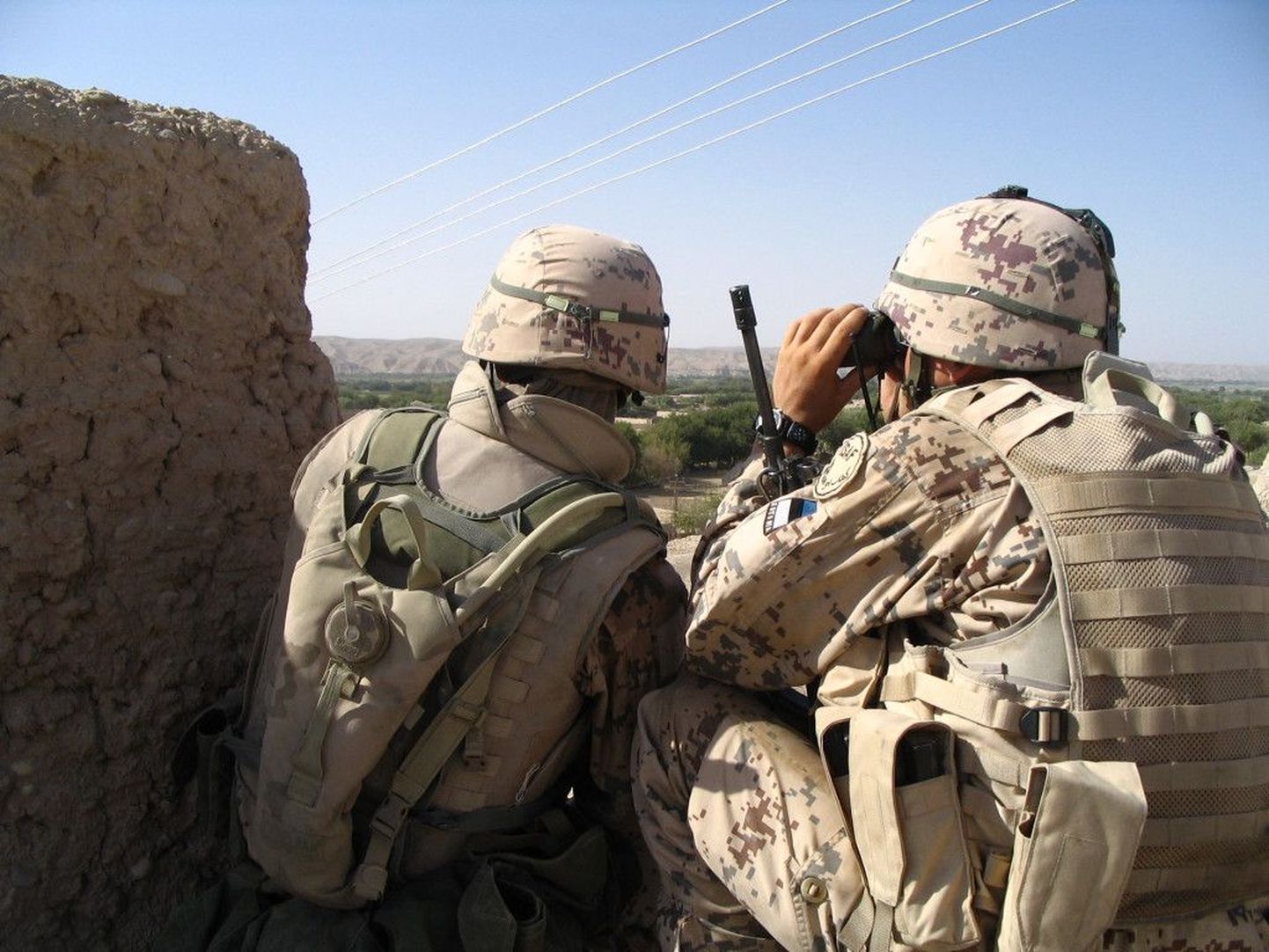 Eesti sõdurid Afganistanis Helmandi provintsis.