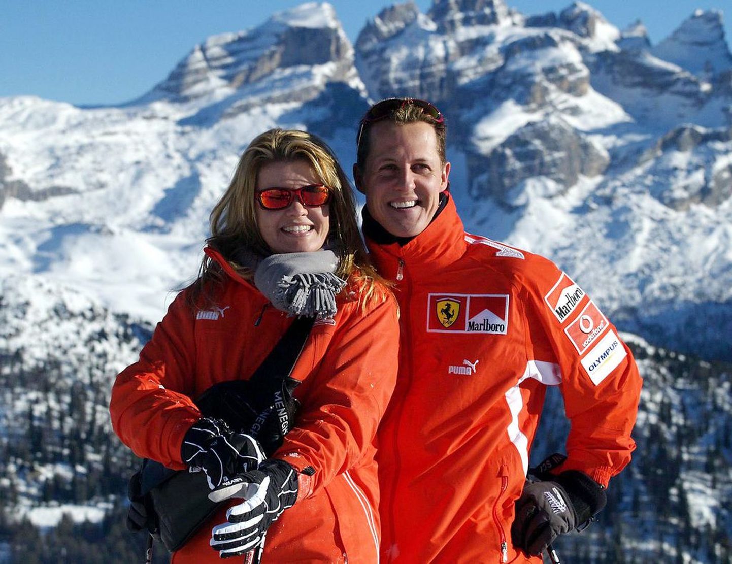 Corinna ja Michael Schumacher.