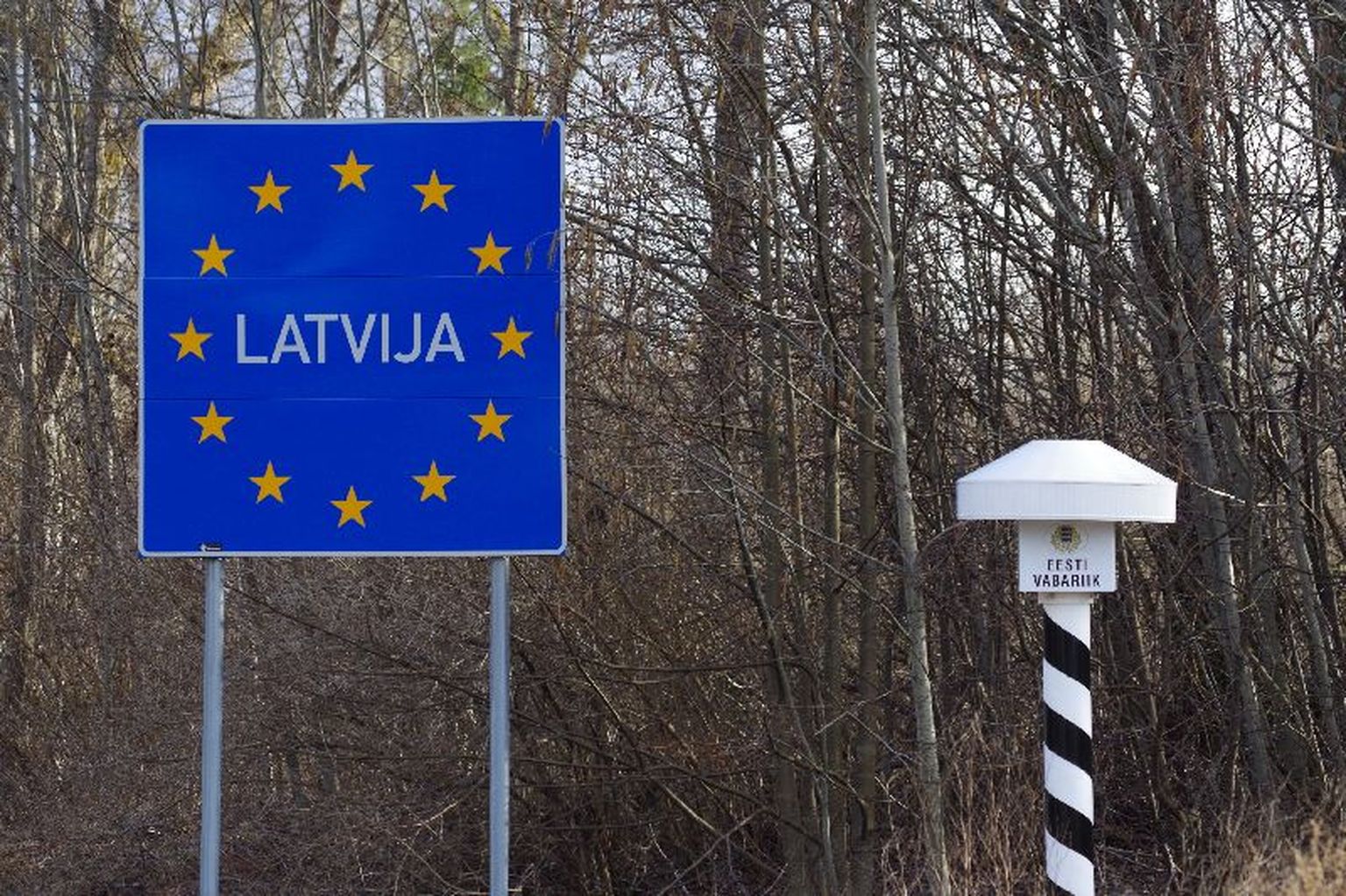 Eesti ja Läti vaheline piir.