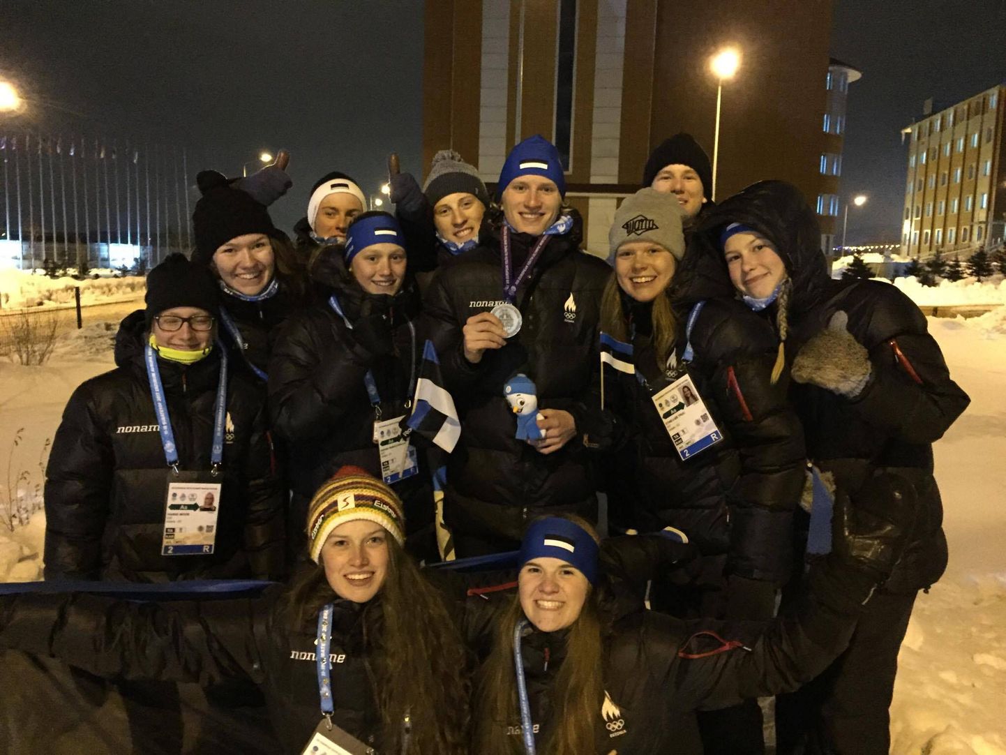 Eesti sportlased Euroopa noorte olümpiafestivalil.