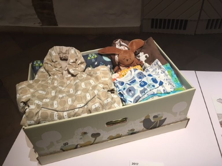 Финская материнская коробка с вещами для младенца 