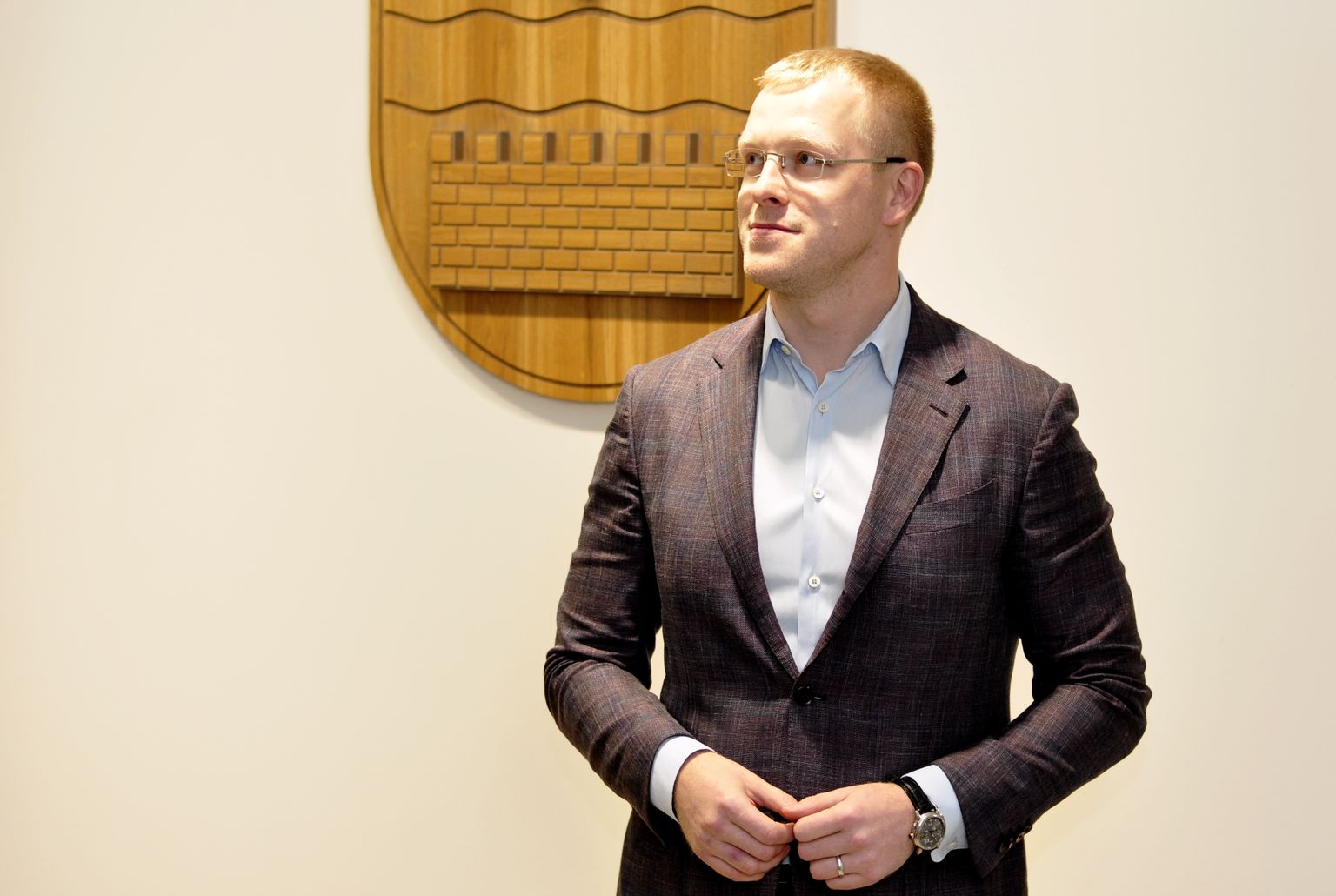 Daugavpils domes priekšsēdētājs Andrejs Elksniņš.