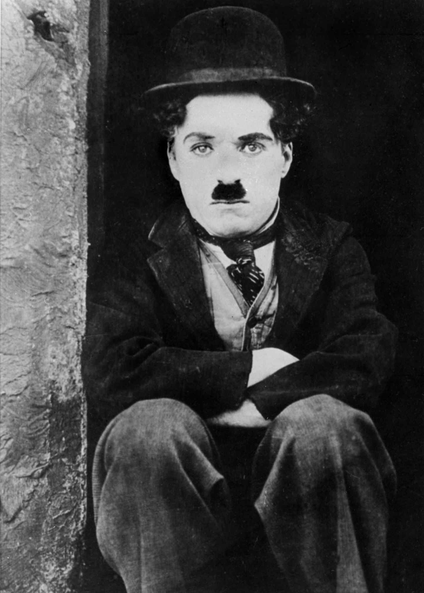 Charlie Chaplin 1921. aastal filmivõttel