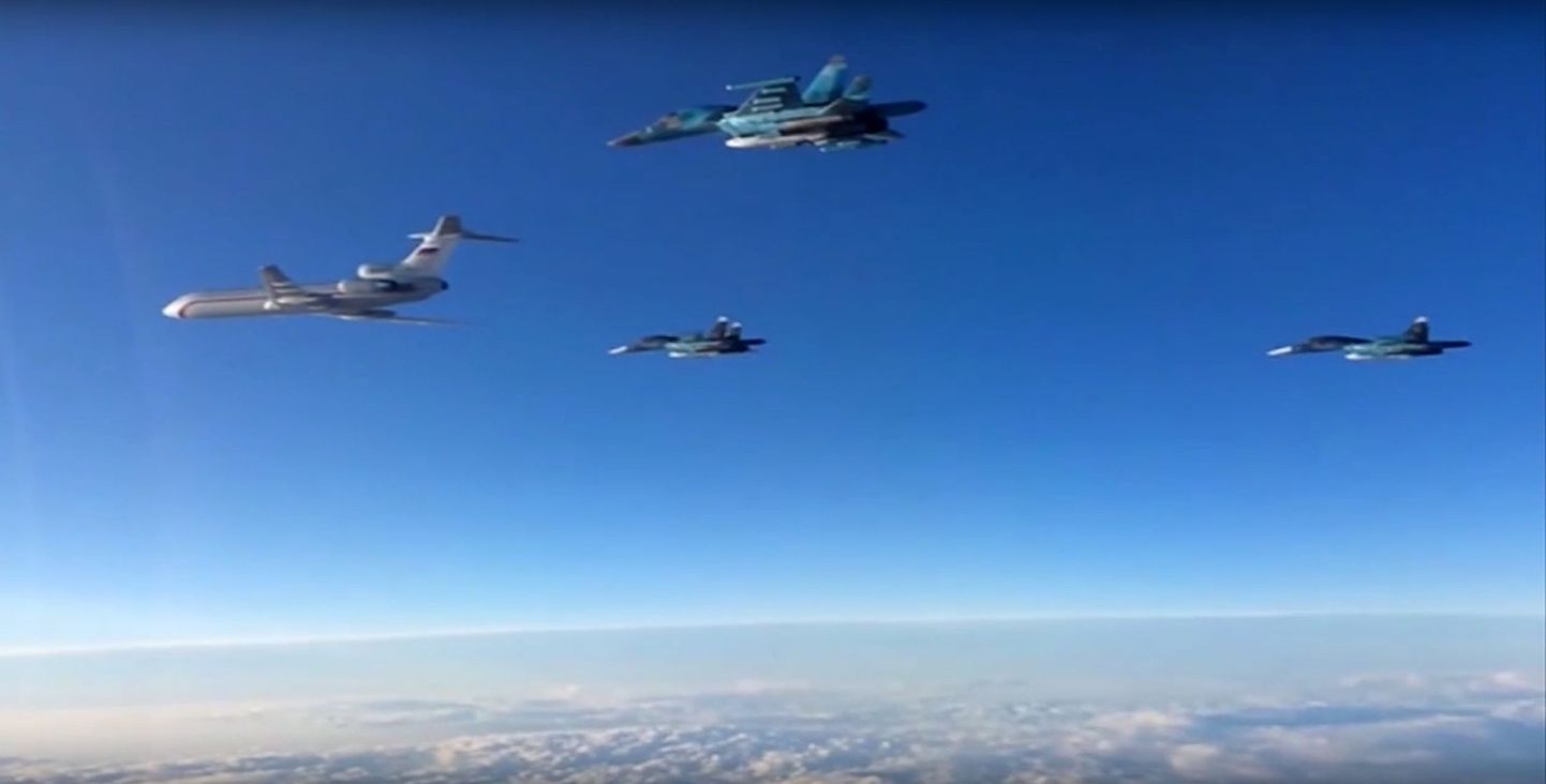 Vene õhujõudude lennukid.