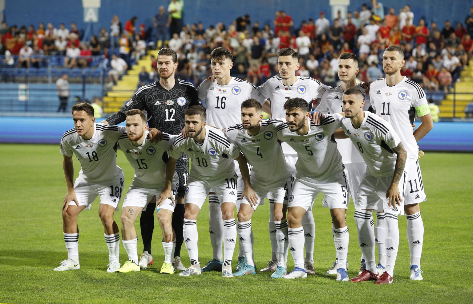 Bosnia ja Hertsegoviina jalgpallikoondis tänavu juunis.