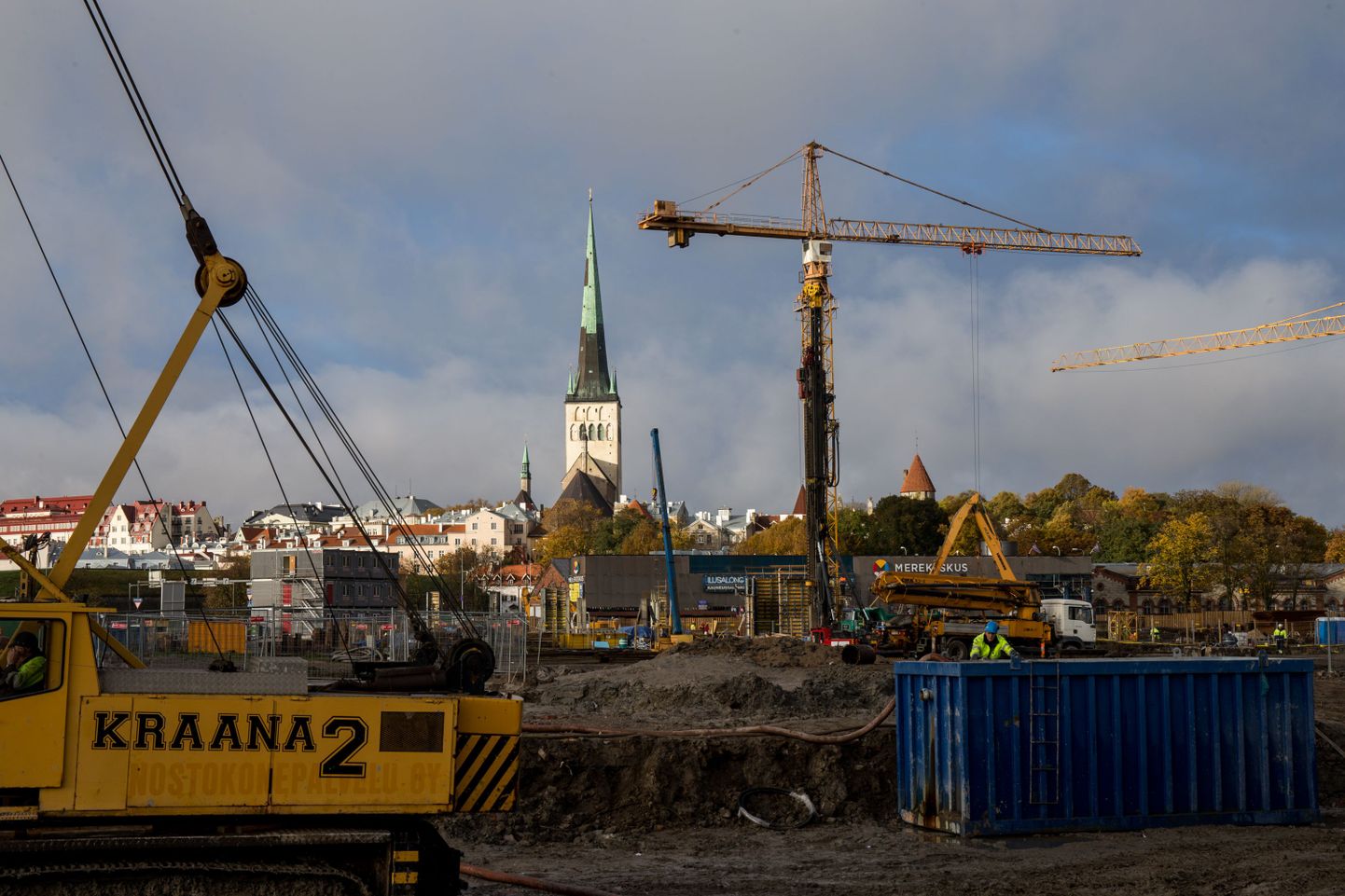 Ehitusplats Tallinnas.