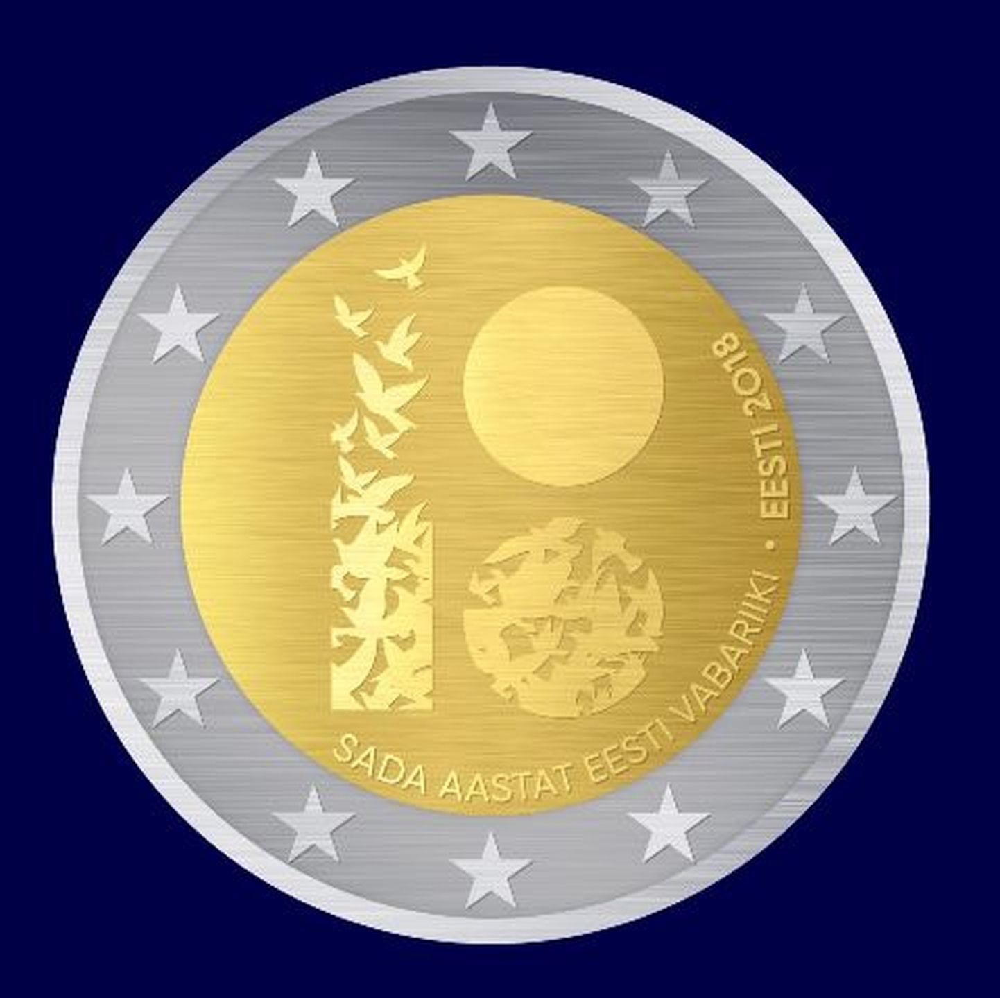Kahe eurone münt