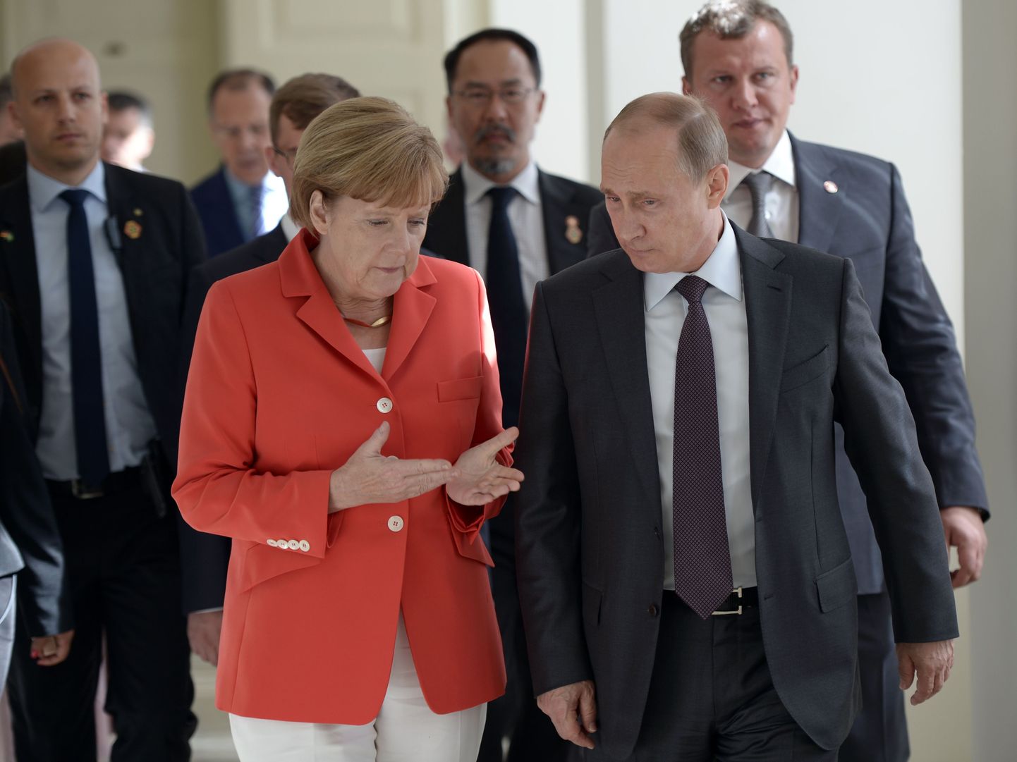 Saksamaa liidukantsler Angela Merkel ja Venemaa president Vladimir Putin.