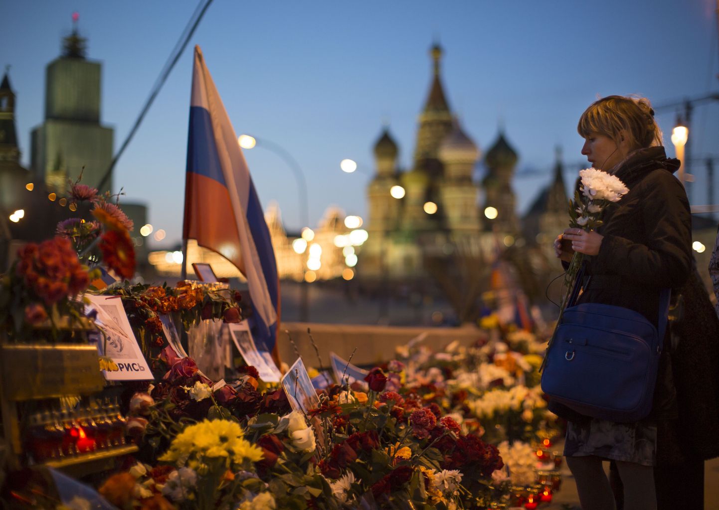 Nemtsovi mälestamine 7. märtsil, 40 päeva pärast tema surma.