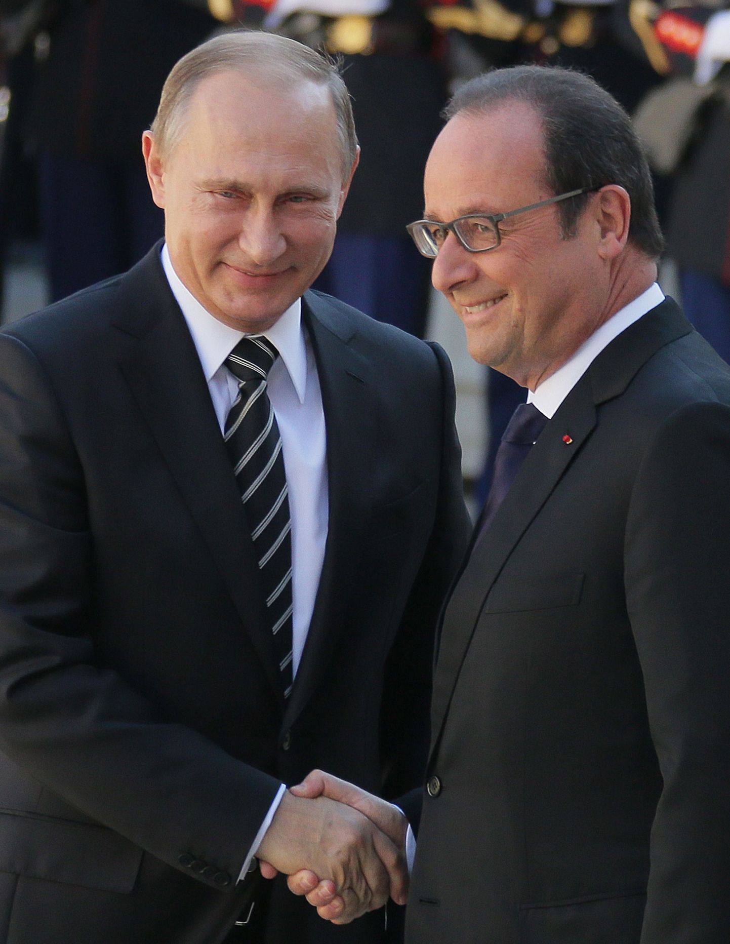 Vladimir Putin ja François Hollande