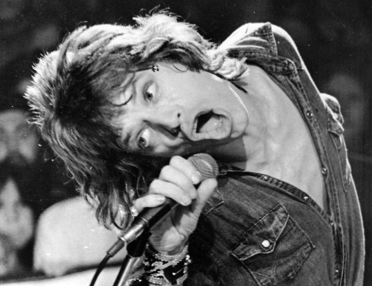 Mick Jagger 1972. aastast pärit fotol.
