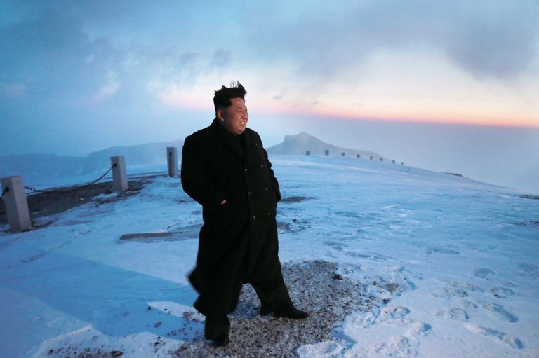 Kim Jong-un tunamullu Paektu mäel. Foto: AFP/Scanpix