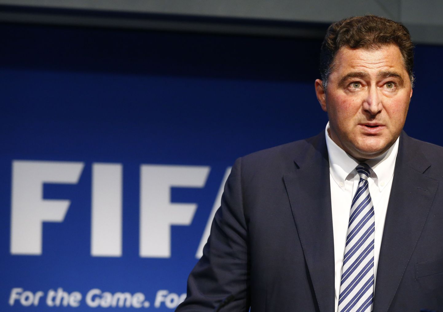 Rahvusvahelise Jalgpalliliidu (FIFA) auditikomitee juht Domenico Scala.