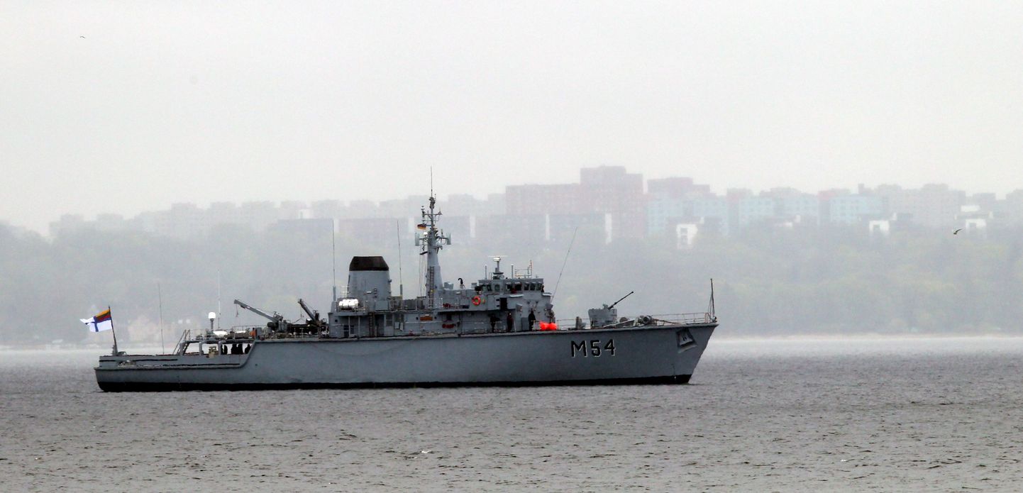Miinitõrjeoperatsioonil Open Spirit osalev sõjalaev.