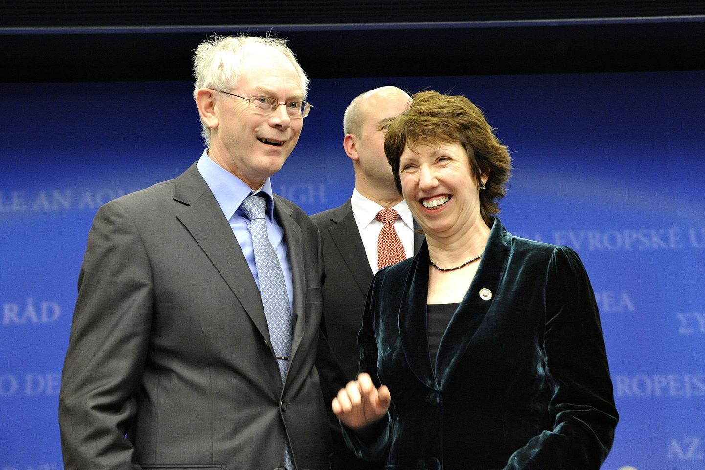 Herman Van Rompuy ja Catherine Ashton.