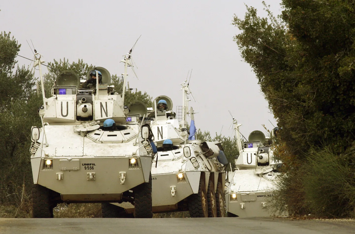 UNIFILi patrull Lõuna-Liibanonis.