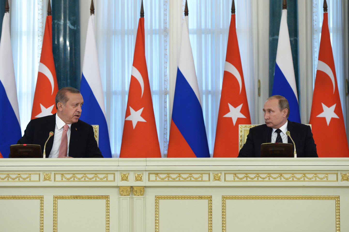 Presidendid Erdogan ja Putin