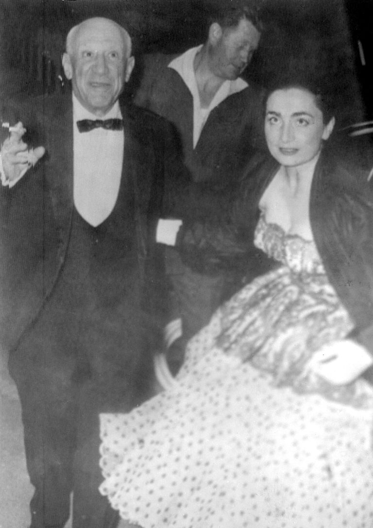 Pablo Picasso ja ta naine Jaqueline Roques