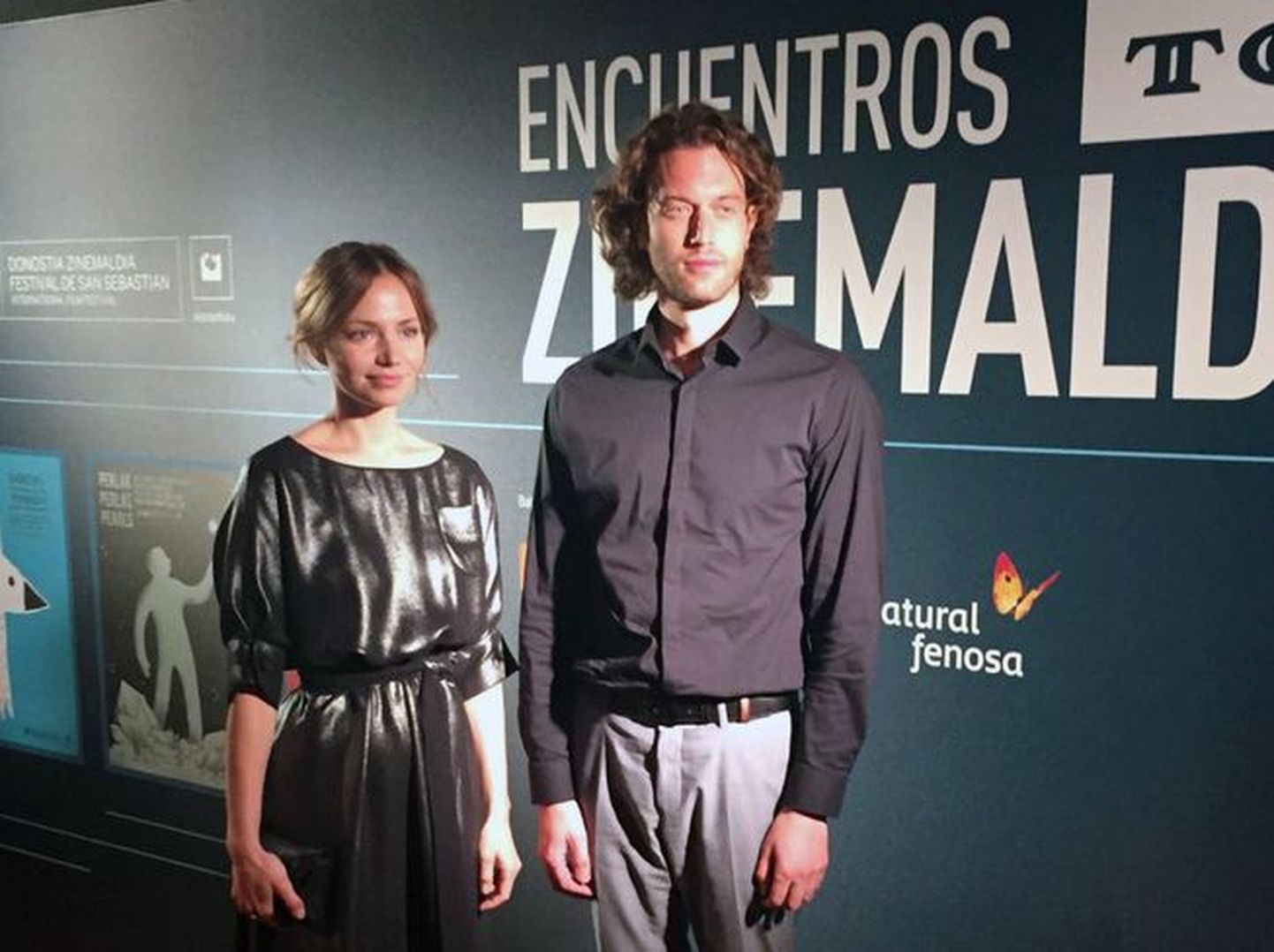 Mirtel Pohla ja Vallo Toomla esitlesid San Sebastianis filmi «Teesklejad».