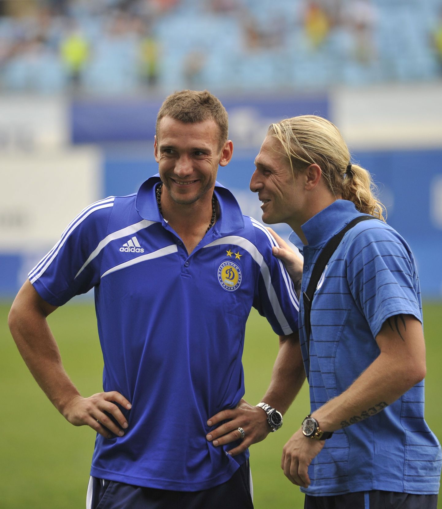 Andrei Ševtšenko (vasakul) koos Andrei Voroniniga.
