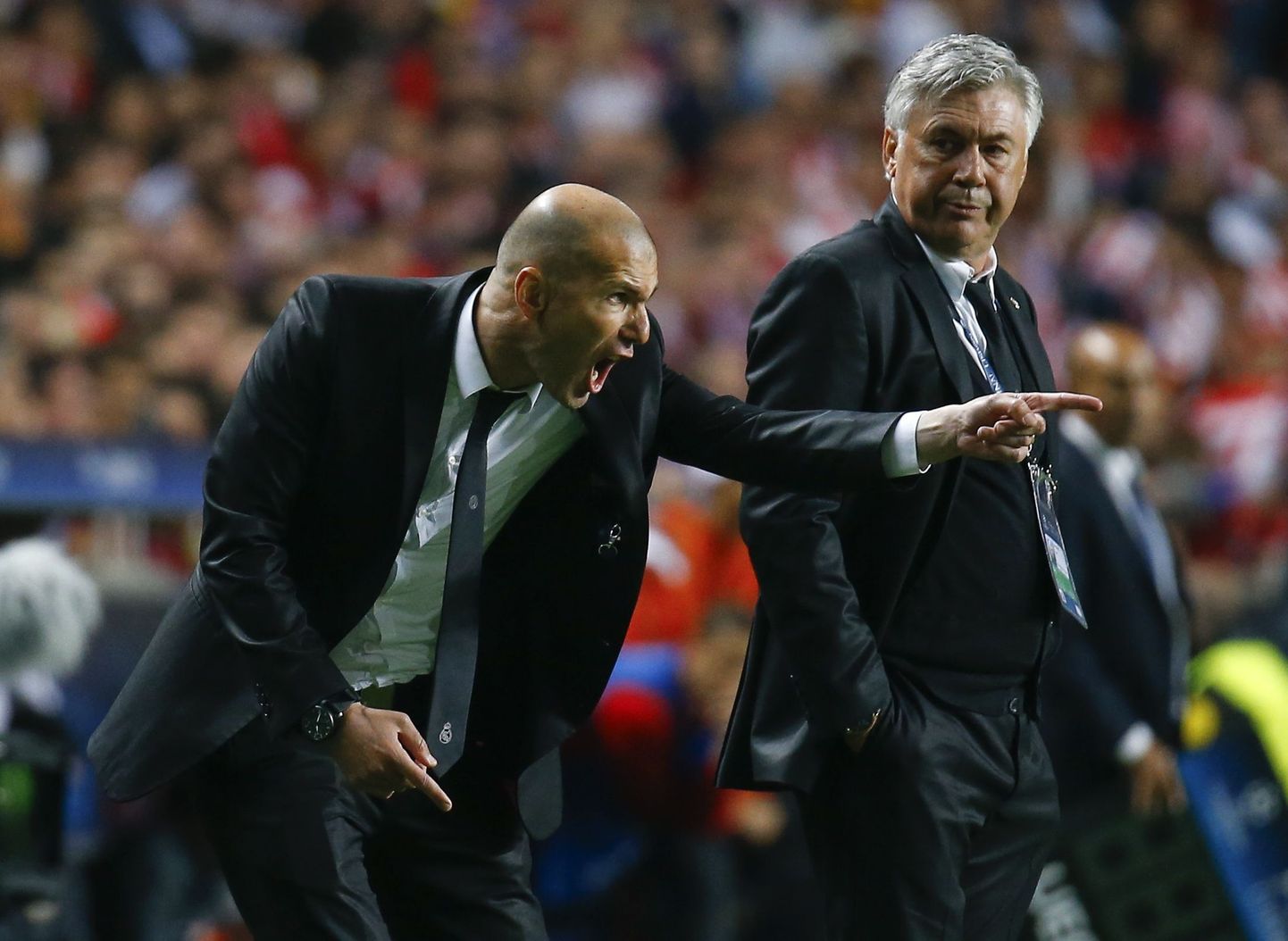 Carlo Ancelotti ja Zinedine Zidane lähevad sel aastal vastamisi veerandfinaalis.