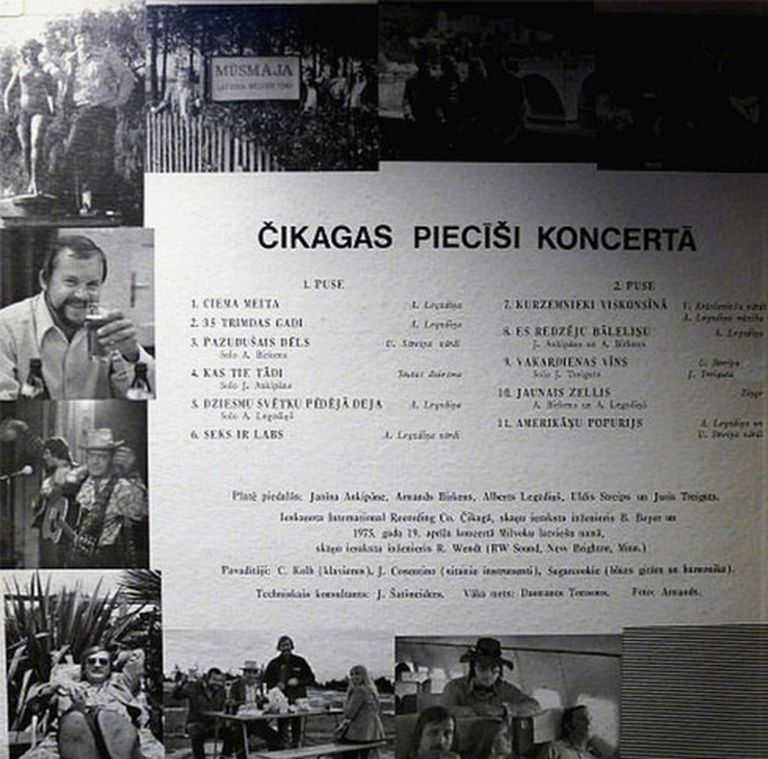 Čikagas piecīši "Koncertā" (1975 ) 