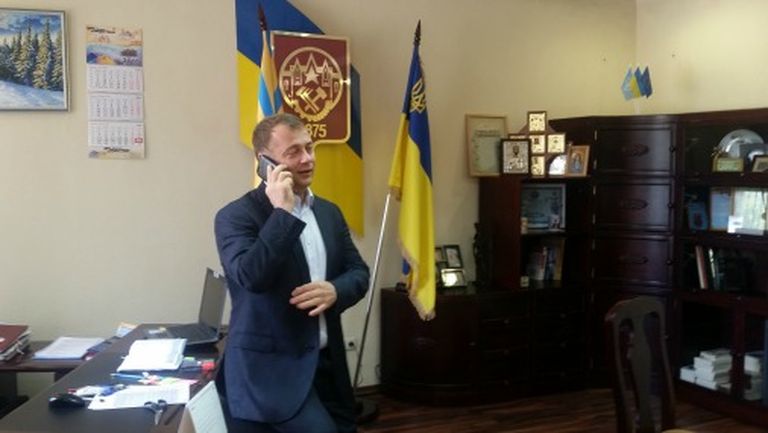 День начался с общения с мэром города Покровск 
