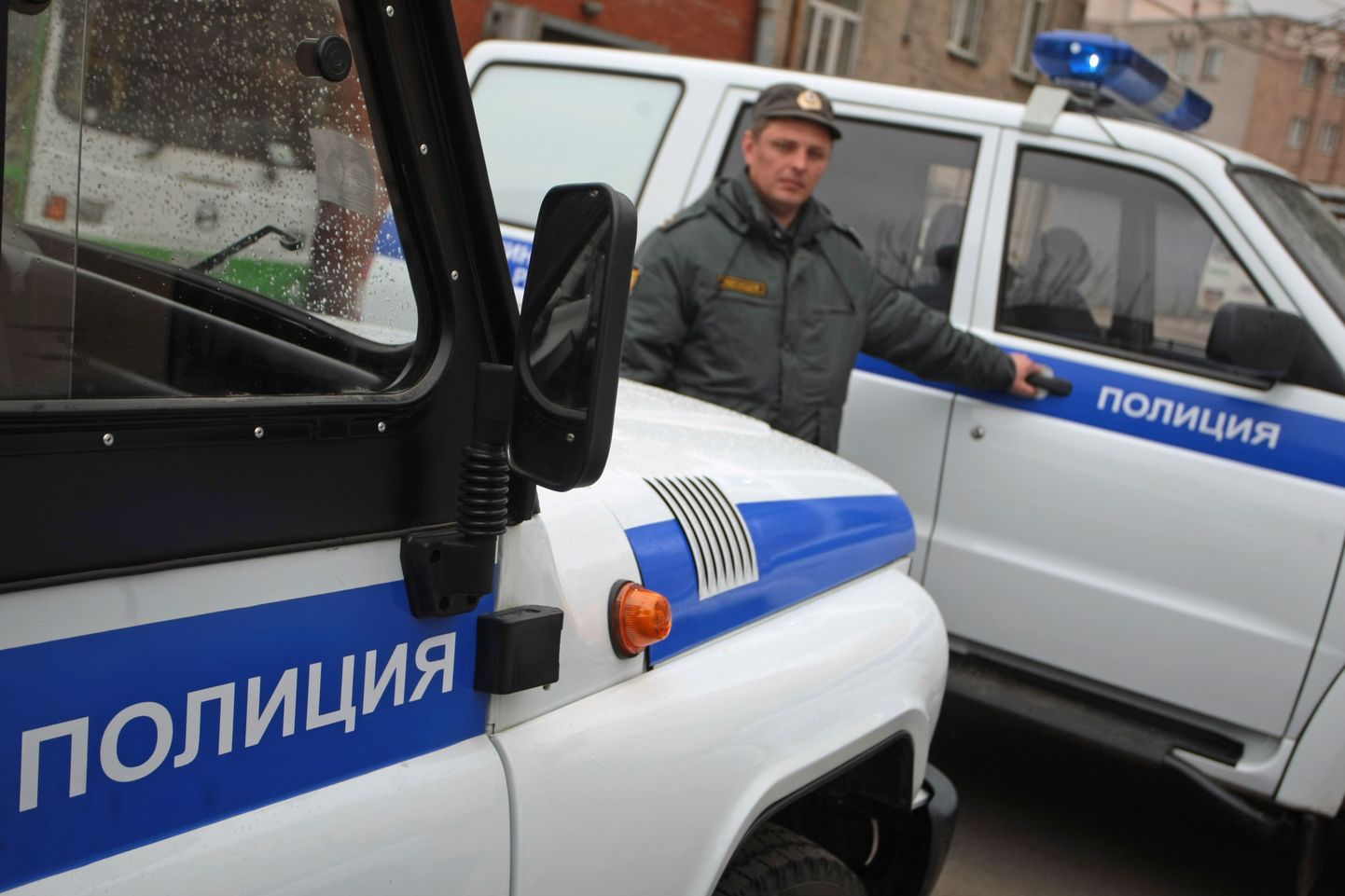 Vene politseiautod.