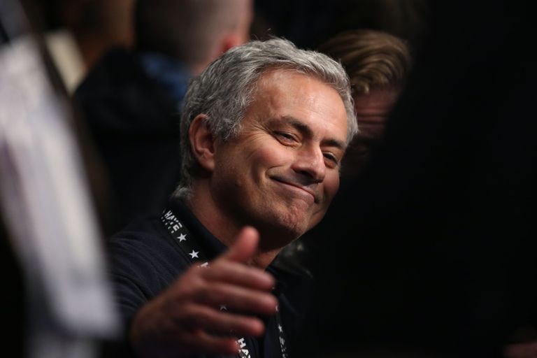 Jose Mourinho nautis eile õhtul Londonis poksimatši. FOTO: Scanpix