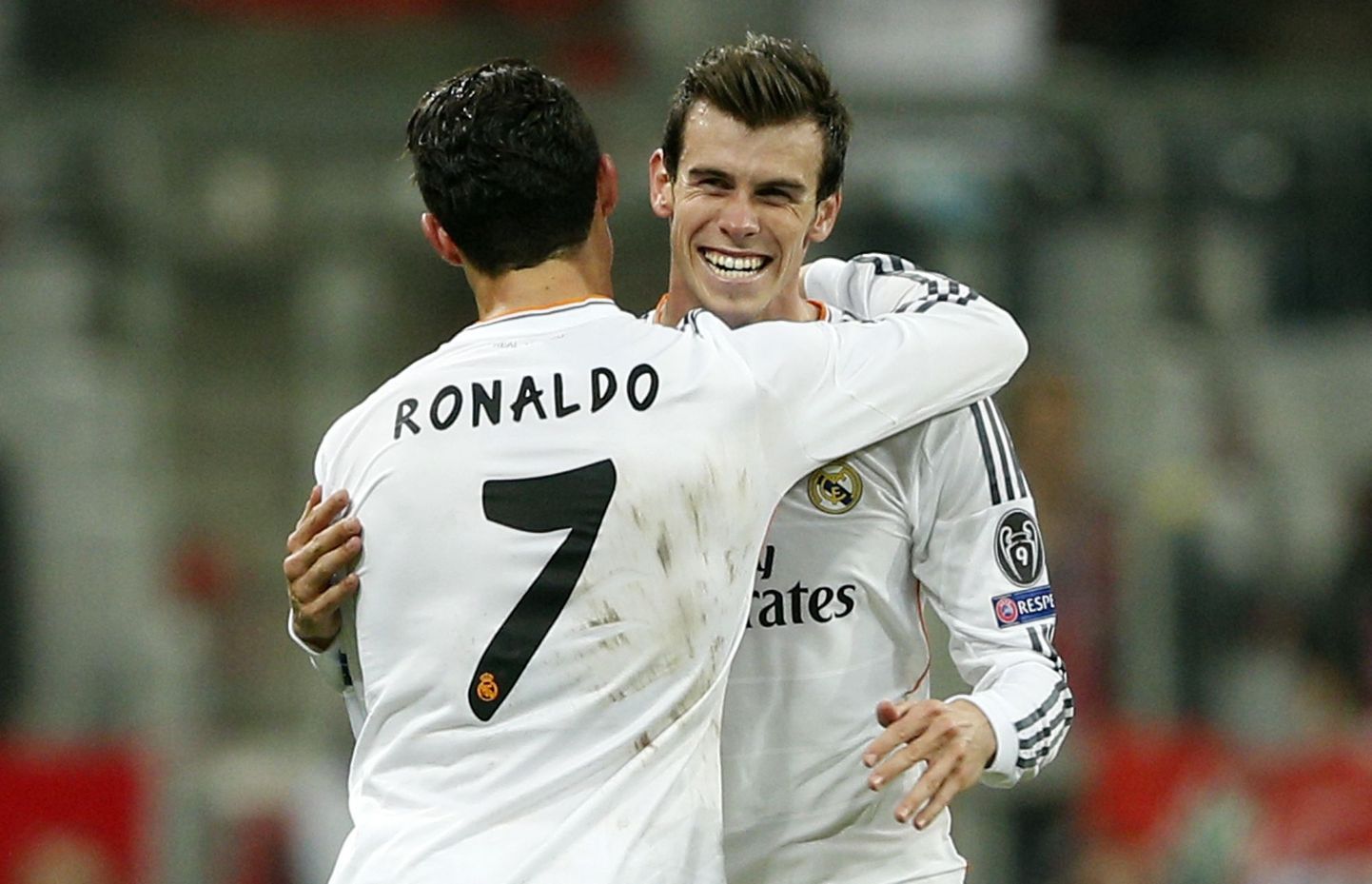Cristiano Ronaldo ja Gareth Bale.