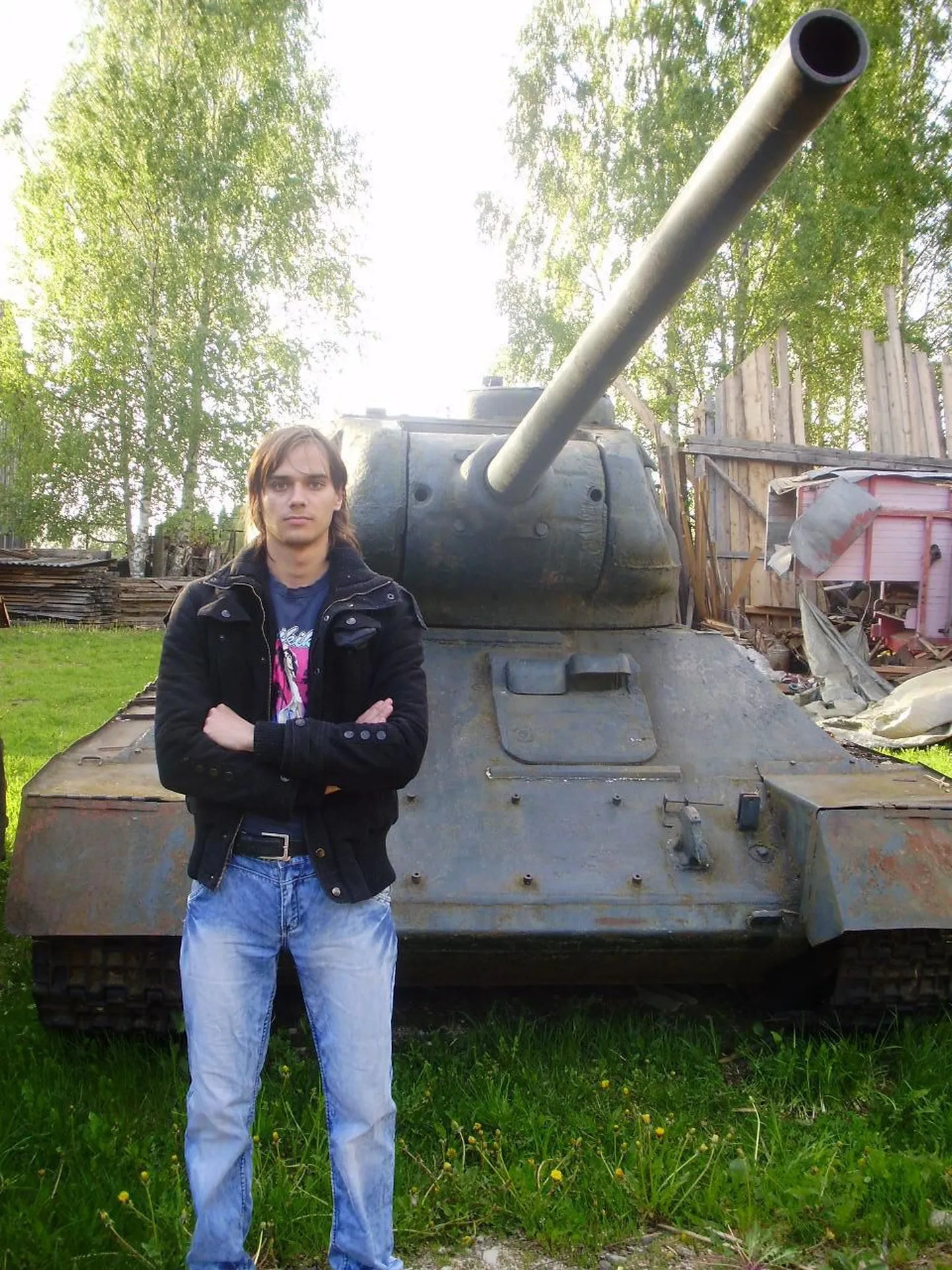 DJ Footon ja tema II Maailmasõja aegne tank