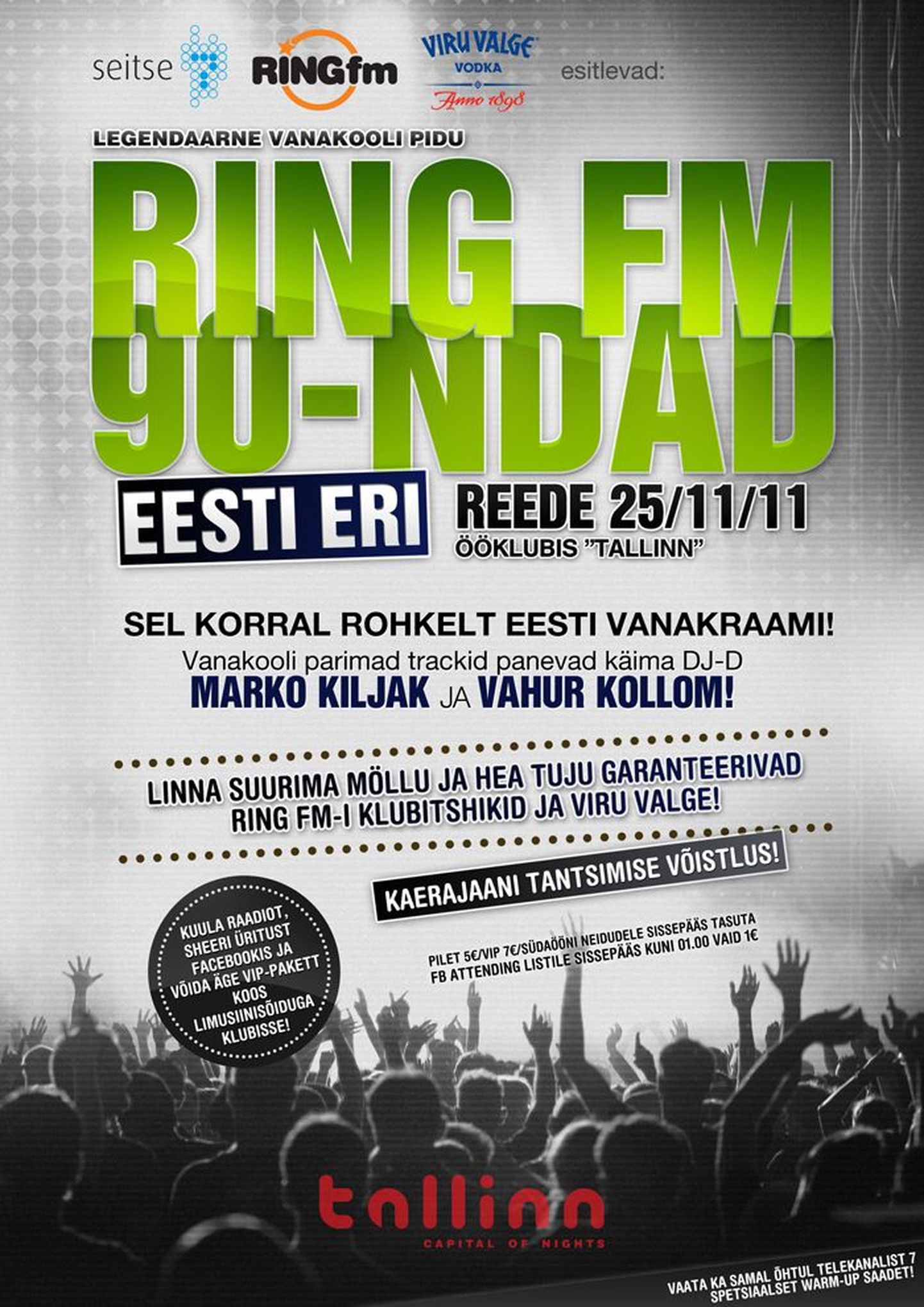 RingFM-i 90ndad Club Tallinnas!