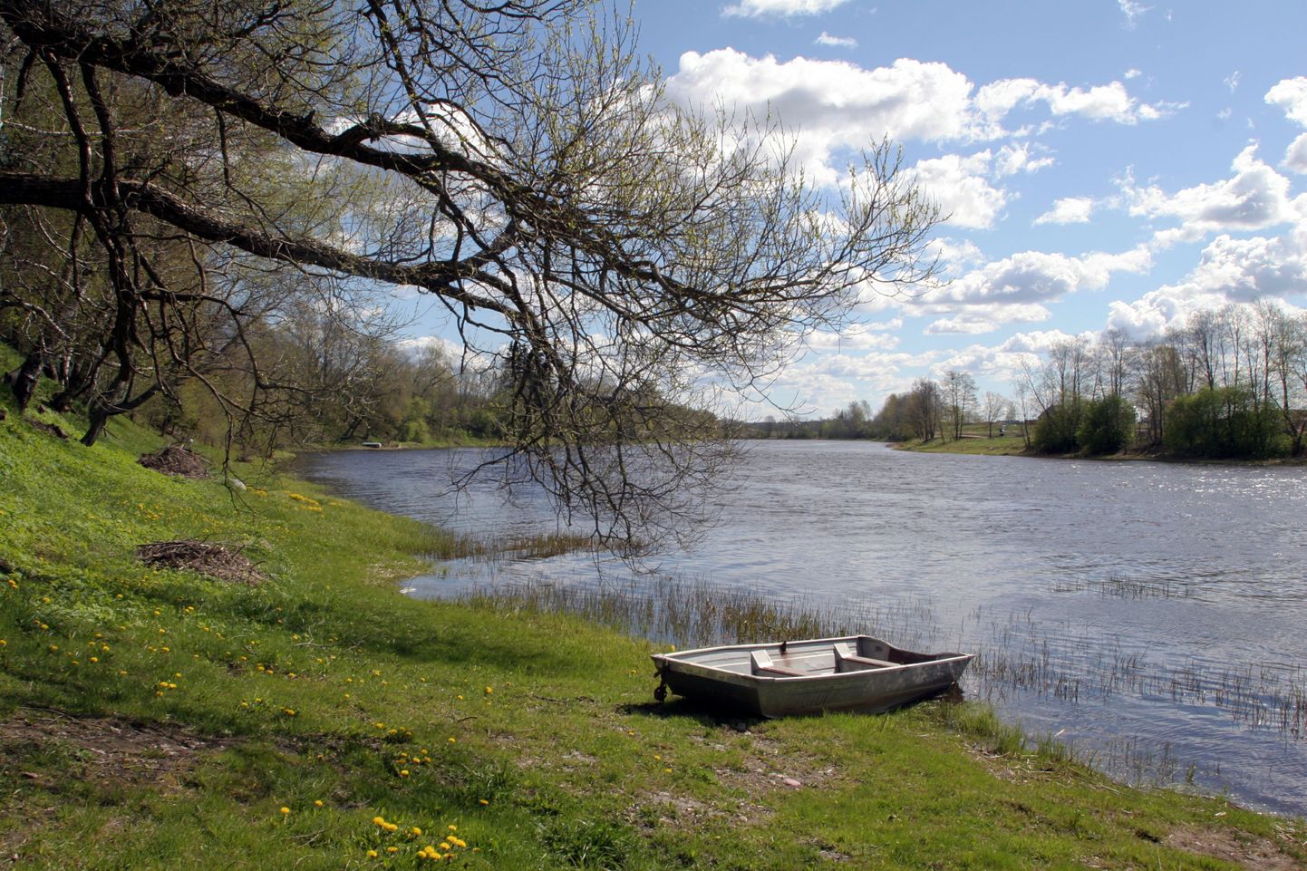 Muinasasulakoht Pulli külas Pärnu jõe ääres.