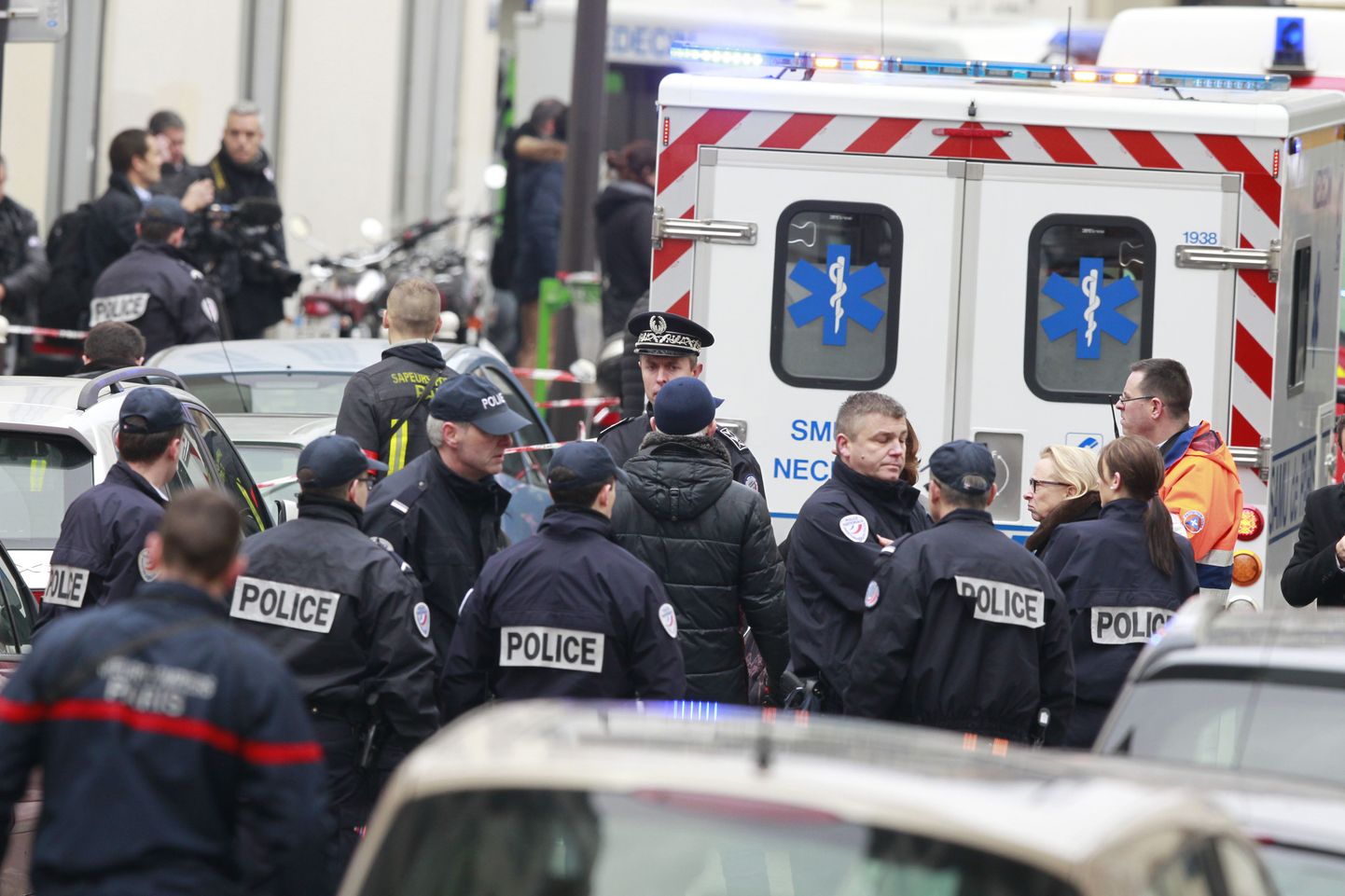 Prantsuse politsei rünnakupaigas