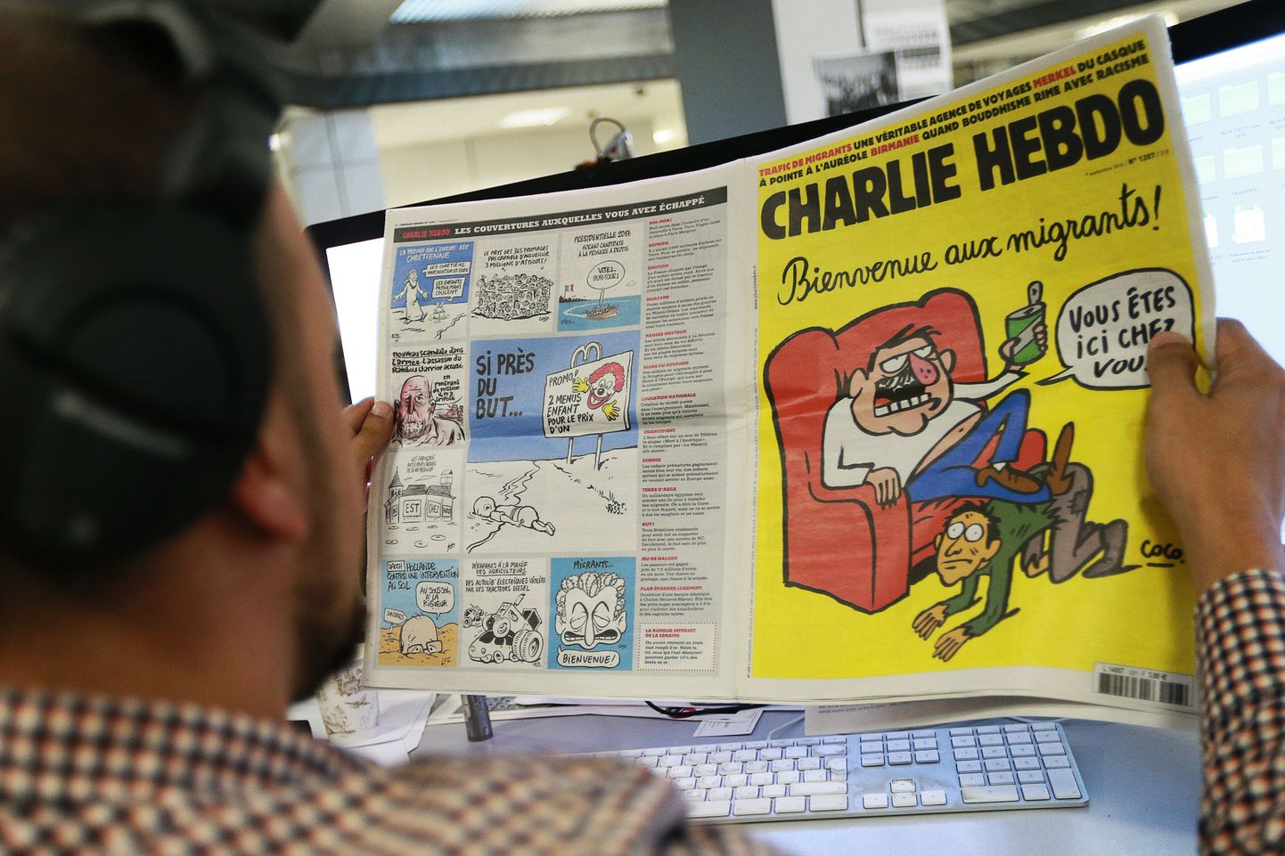 Французский сатирический журнал Charlie Hebdo.