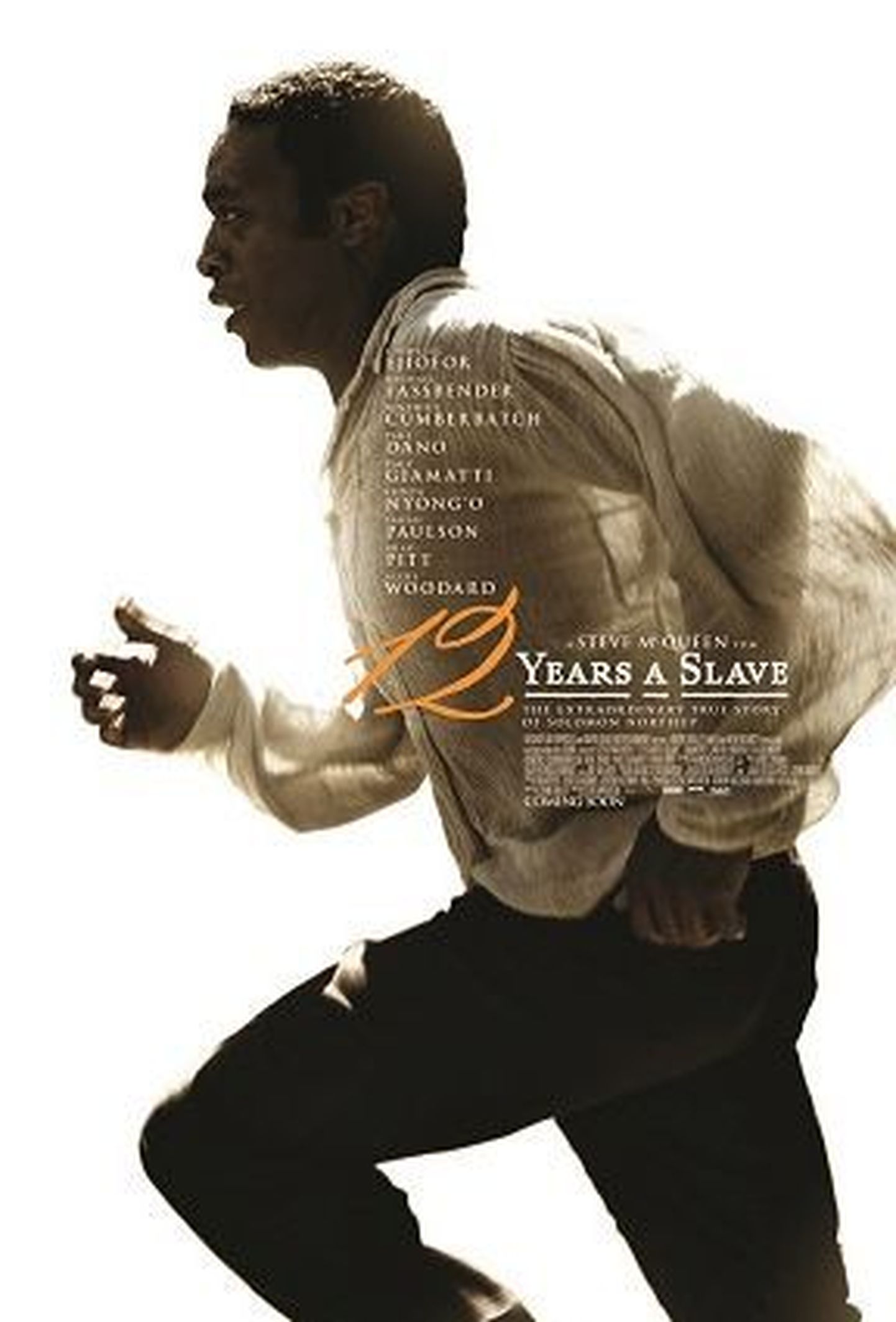 Filmi «12 aastat orjana» reklaamplakat