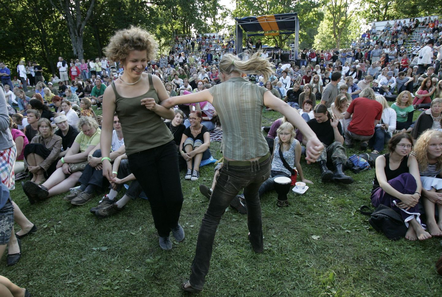 Фольклорный фестиваль в Вильянди в 2007 году.