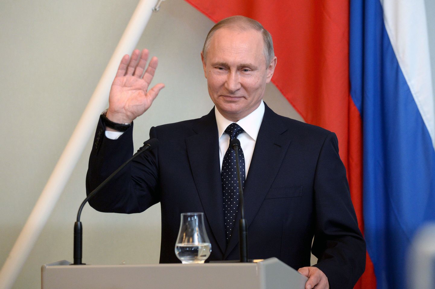 Venemaa president Vladimir Putin täna Soomes.