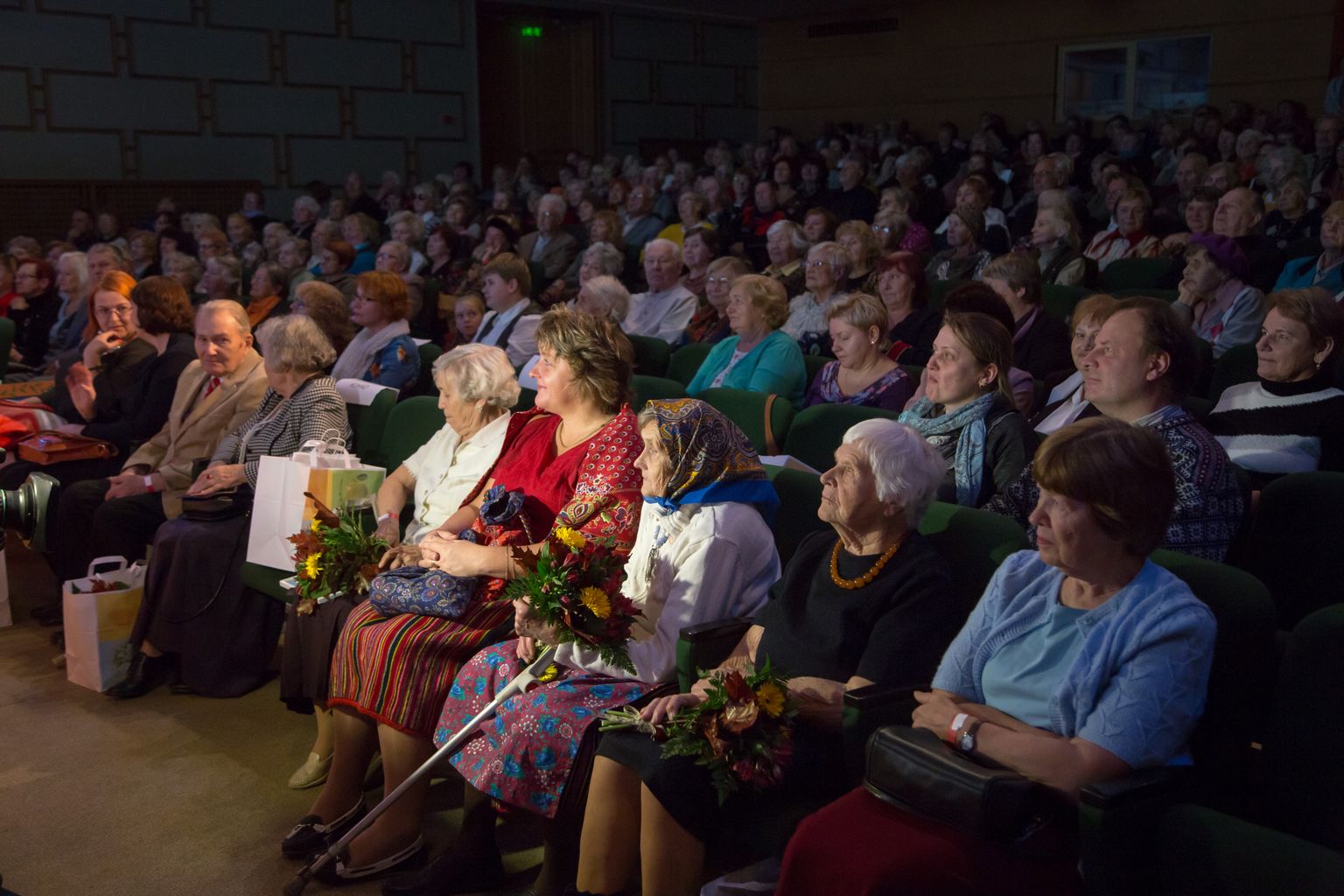 Salme kultuurikeskuses mullu toimunud eakate festival.