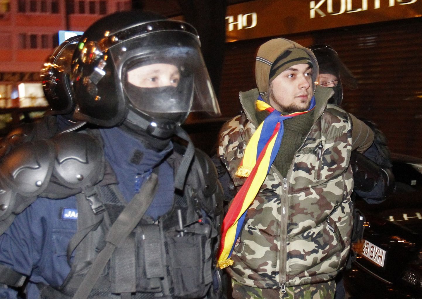 Meeleavaldajate ja politseinike vastasseis möödunud nädala neljapäeval Bukarestis.